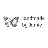 5000 B Butterfly - Personalised Rubber Stamp