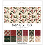 Montie's Craft Supplies 6x6" Paper Pack - Festive Christmas