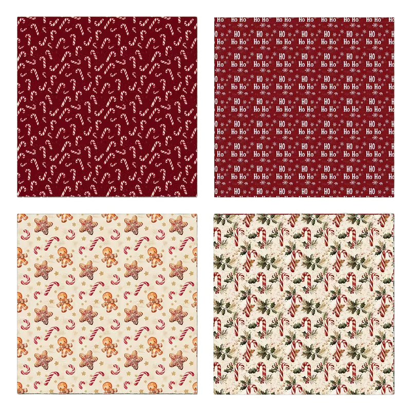Montie's Craft Supplies 6x6" Paper Pack - Festive Christmas