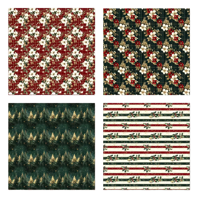 Montie's Craft Supplies 6x6" Paper Pack - Festive Christmas