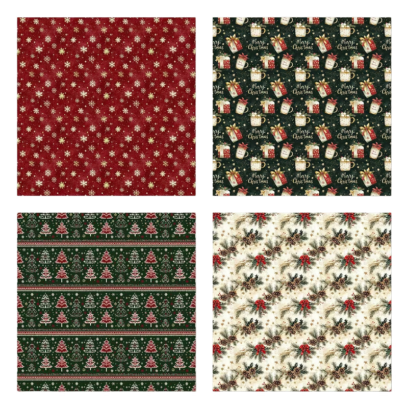 Montie's Craft Supplies 6x6" Paper Pack - Festive Christmas