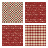 Montie's Craft Supplies 6x6" Paper Pack - Plaid Christmas