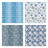 Montie's Craft Supplies 6x6" Paper Pack - Snowflakes