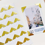 Montie's Craft Supplies Photo Corners - Shiny Gold