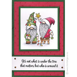 2403 G - Christmas Gnome Duo Rubber Stamp