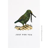 1389 G - Kea on Rocks Rubber Stamp