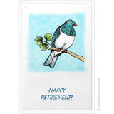 2748 B - Happy Retirement Wording Rubber Stamp