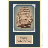 0205 B - Father's Day Wording Rubber Stamp