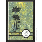 3290 FF or FFF - Wild Flowers Rubber Stamp