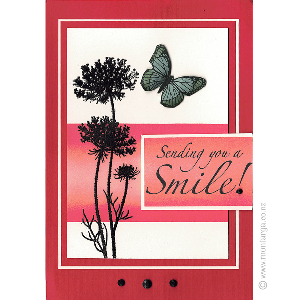 3290 FF or FFF - Wild Flowers Rubber Stamp