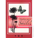3290 FF or FFF - Wild Flowers Rubber Stamp