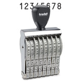 Trodat 15128 Classic Number Stamp - 12mm 8 Numbers