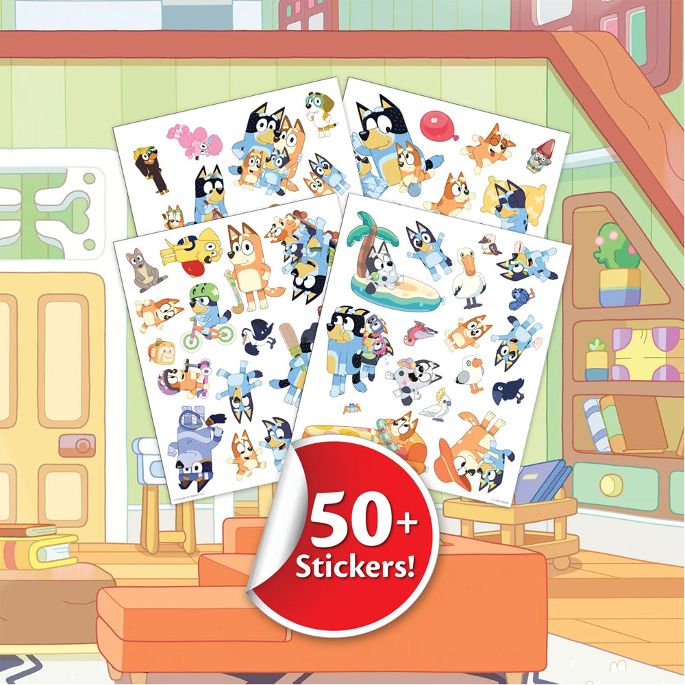 Crayola Colour & Sticker Book - Bluey