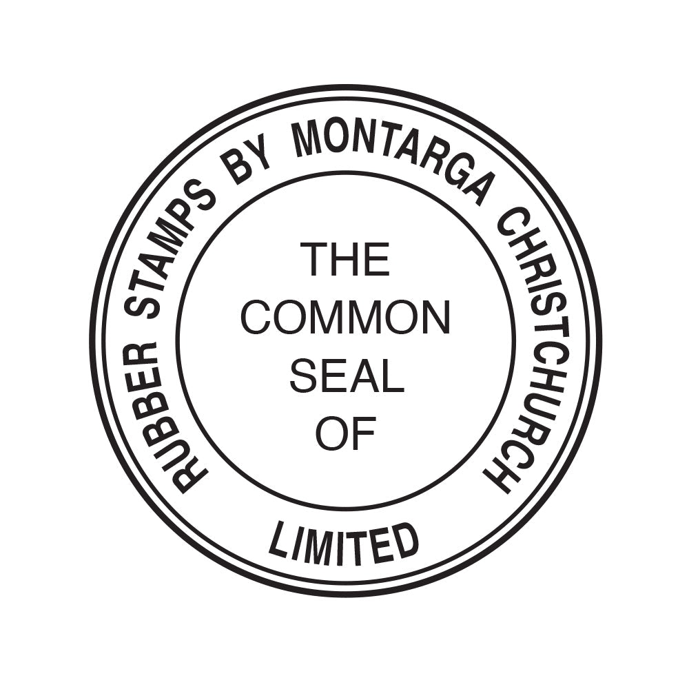 Common Seal Handle Stamp - Long Title - L15