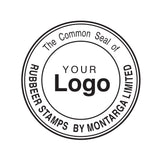 Common Seal Handle Stamp + Logo - L15