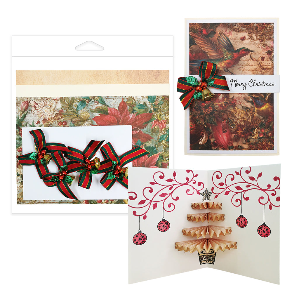 Card Making Kit - Concertina Christmas Tree
