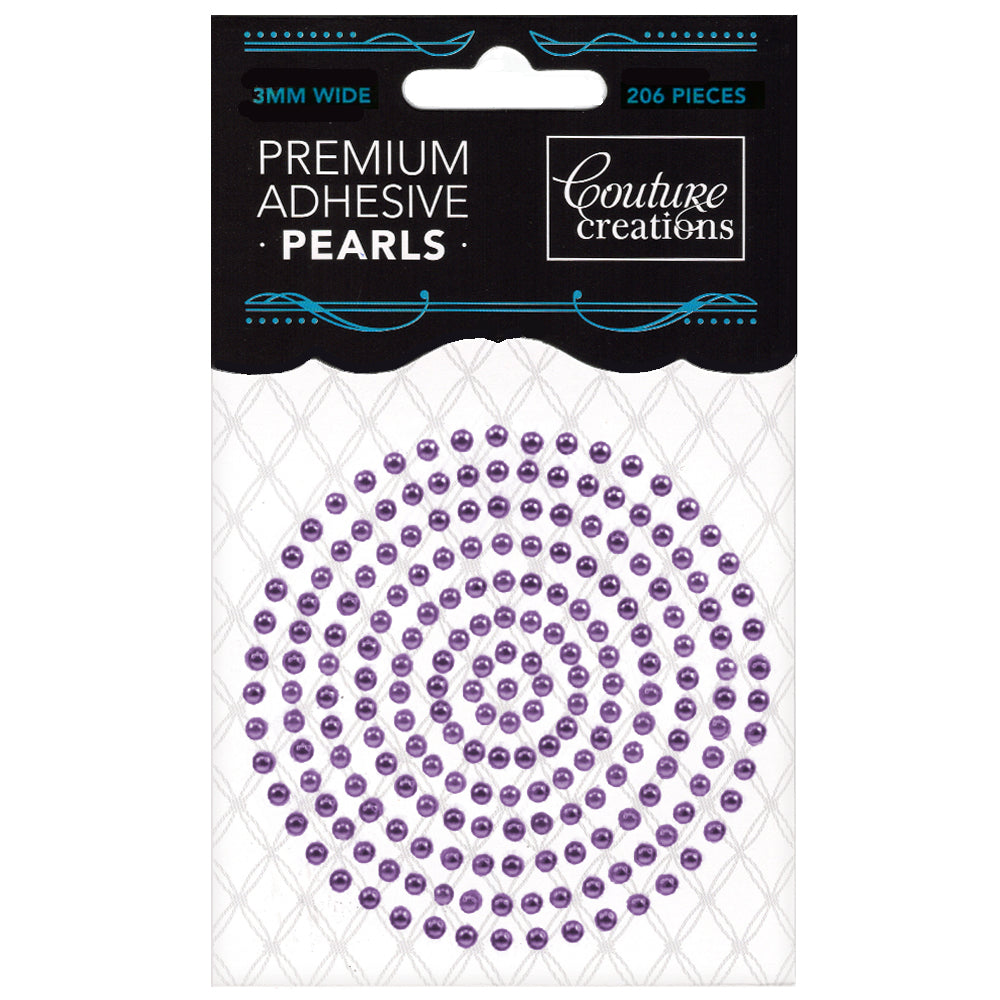 Couture Creations Pearls 3mm - Purple CO724638