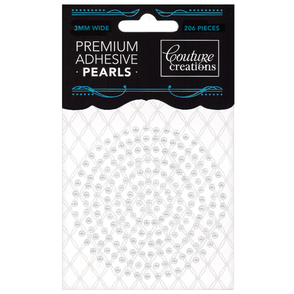 Couture Creations Pearls 3mm - White CO724633