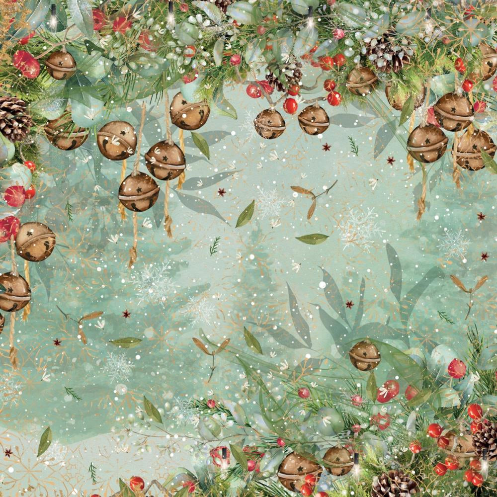 Crafters Companion Vellum Paper Pack 8 x 8 - Jingle All The Way