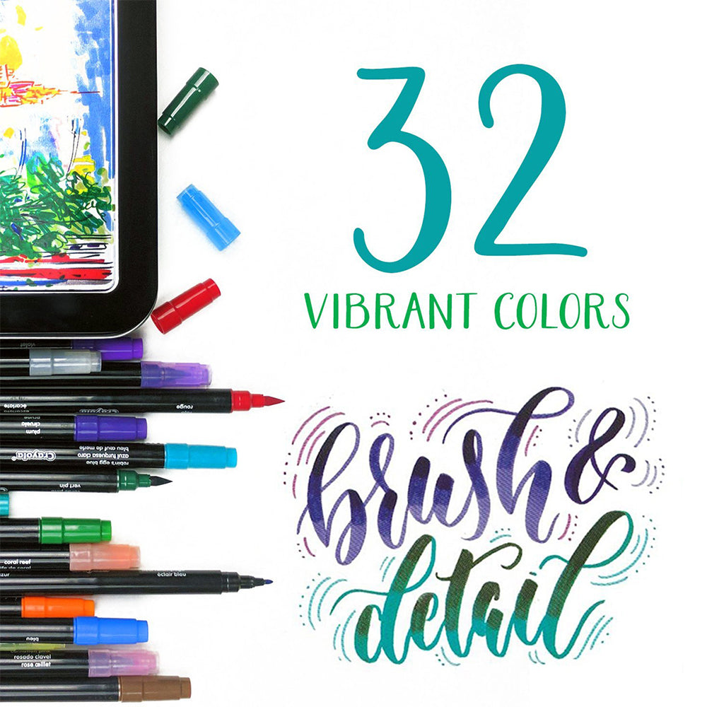 Crayola Signature Brush & Detail Dual-Tip Markers