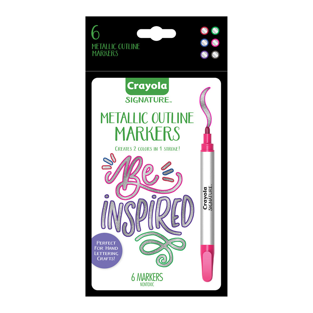 Crayola Signature Metallic Outline Markers