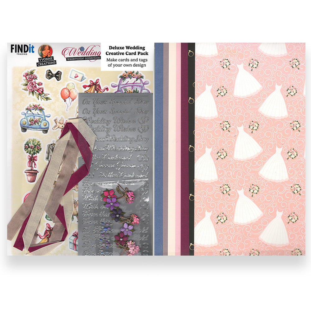 Creative Card Pack - Deluxe Wedding Silver