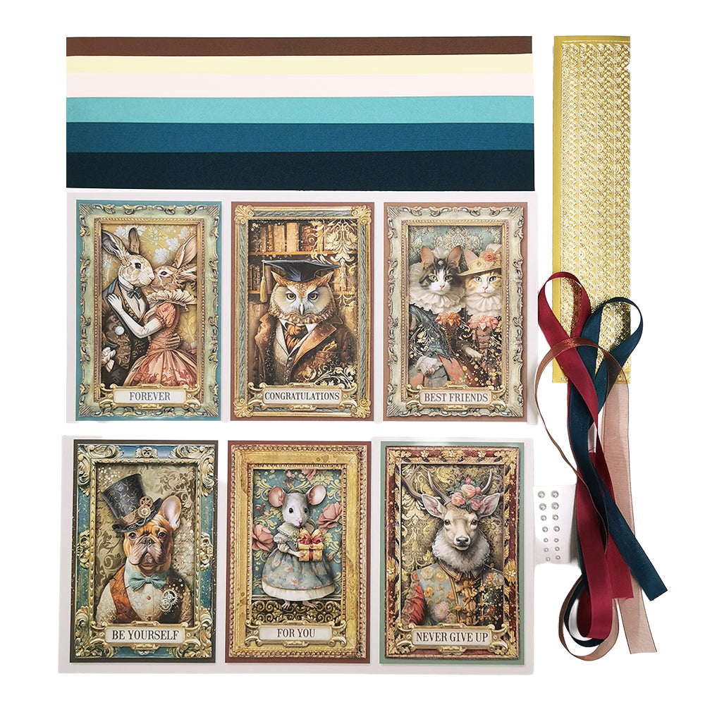 Creative Card Pack - Dressed Up Animals