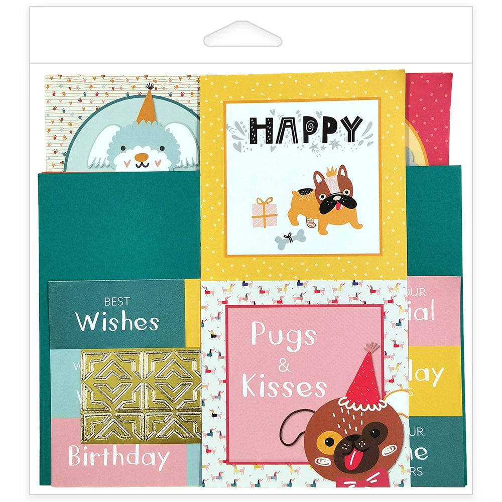 Pretty Paper Card Kit - Party Pups