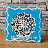 Creative Expressions Mini Shadowed Sentiments Die - Thanks For All You Do CEDSS043
