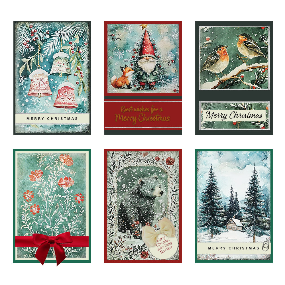 Creative Card Pack - Forest Christmas - 5 designs available