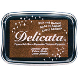 Tsukineko Delicata Pigment Ink Pad - Celestial Copper