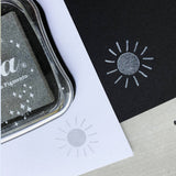 Tsukineko Delicata Pigment Ink Pad - Silvery Shimmer