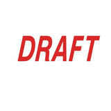 Deskmate Self Inking Stamp - Draft