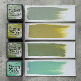 Tim Holtz Distress Oxide Mini Ink Pad Set - Kit #3 Greens