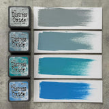 Tim Holtz Distress Oxide Mini Ink Pad Set - Kit #4 Blues