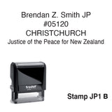 Justice of the Peace - Custom Name Rubber Stamp - JP1 B