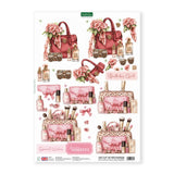 3D Push Out Sheet - Katy Sue - Blush & Bloom Beauty Bag