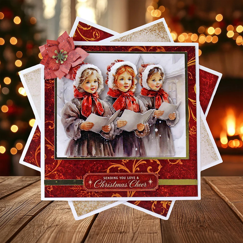 3D Push Out Sheet - Katy Sue - Christmas Carolers