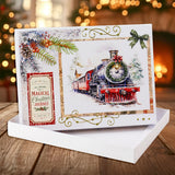 3D Push Out Sheet - Katy Sue - Christmas Train