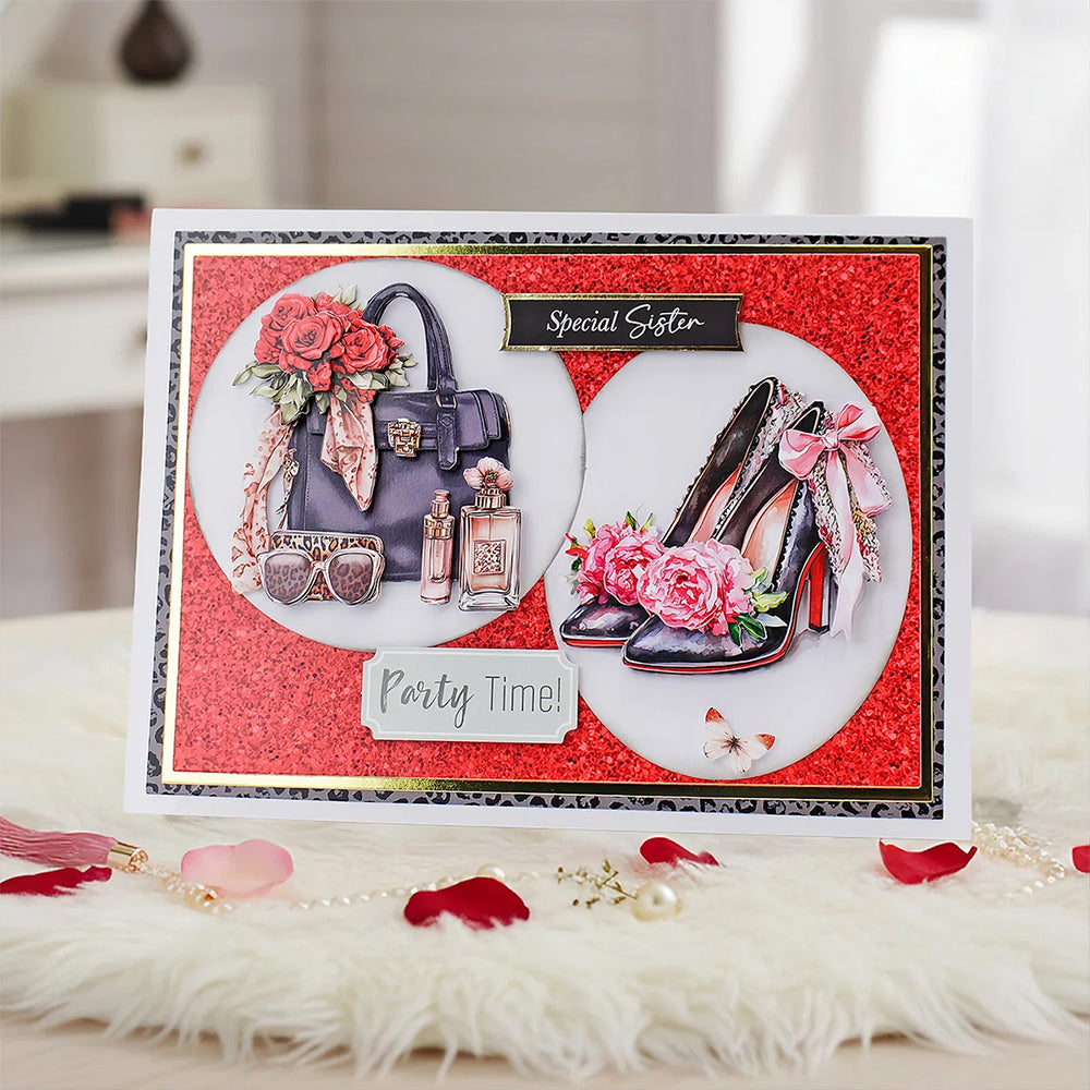 3D Push Out Sheet - Katy Sue - Stilettos in Bloom