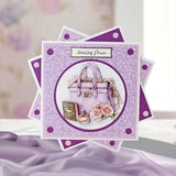 3D Push Out Sheet - Katy Sue - Lavender Luxe Glamour