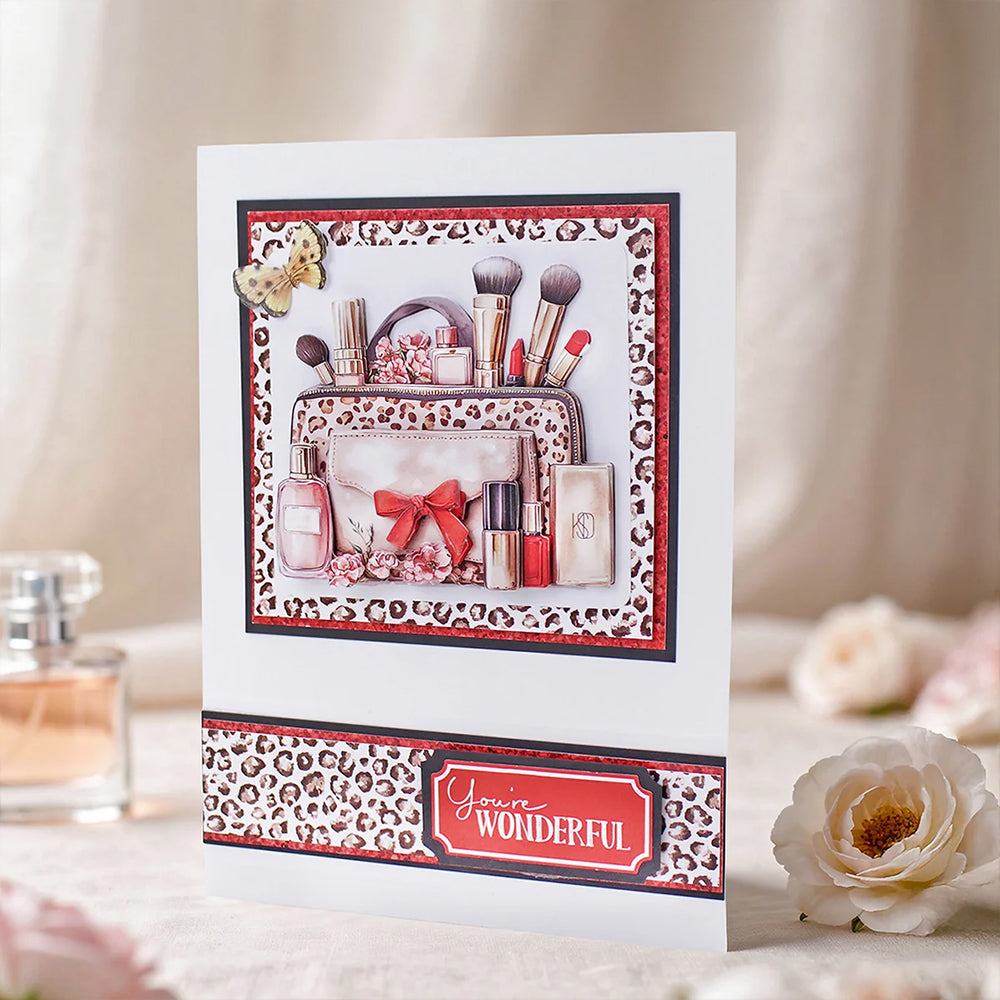 3D Push Out Sheet - Katy Sue - Scarlet Chic