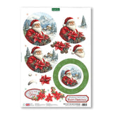 3D Push Out Sheet - Katy Sue - Santa Comes to Town - One Sheet