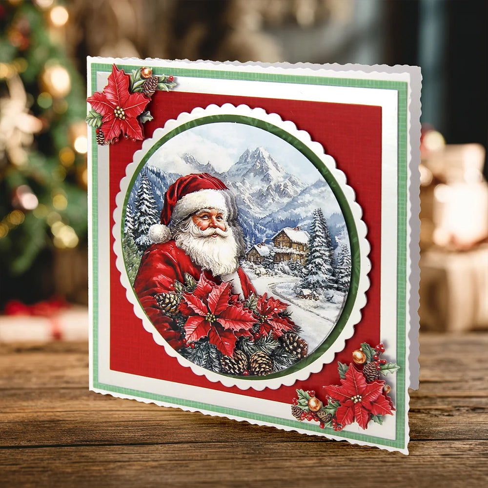 3D Push Out Sheet - Katy Sue - Santa Comes to Town - One Sheet