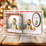3D Push Out Sheet - Katy Sue - Santa Paws Pack 2 - Two Sheets