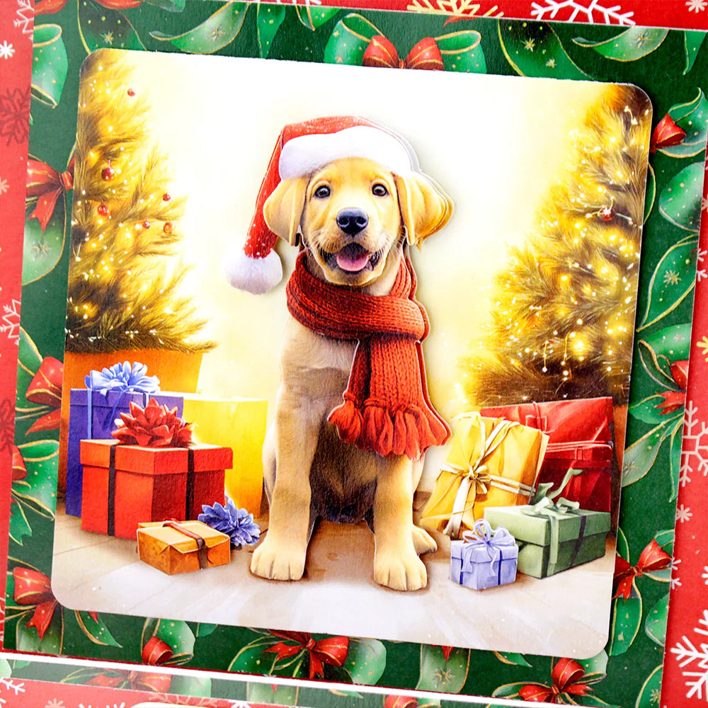 3D Push Out Sheet - Katy Sue - Santa Paws Pack 1 - Two Sheets