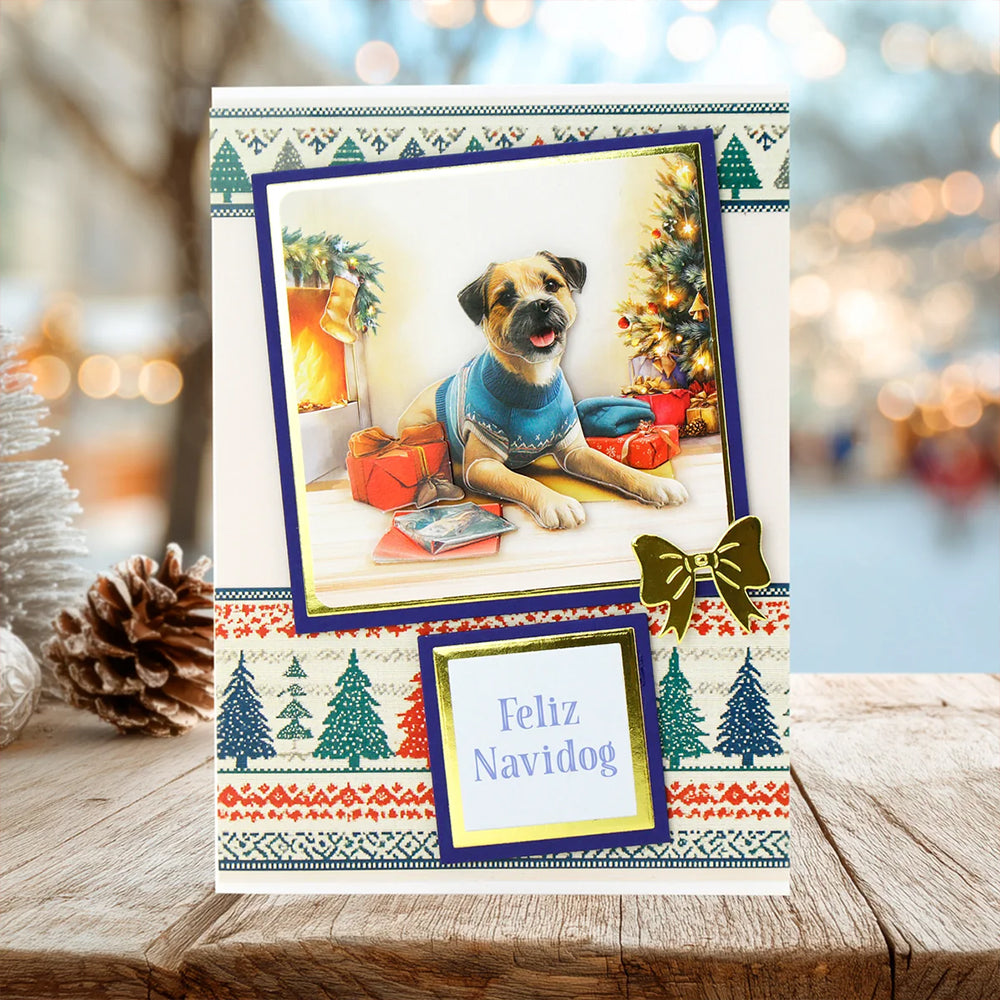 3D Push Out Sheet - Katy Sue - Santa Paws Pack 1 - Two Sheets