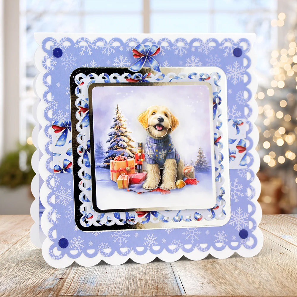 3D Push Out Sheet - Katy Sue - Santa Paws Pack 2 - Two Sheets