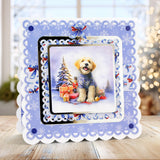 3D Push Out Sheet - Katy Sue - Santa Paws Pack 2 - Two Sheets