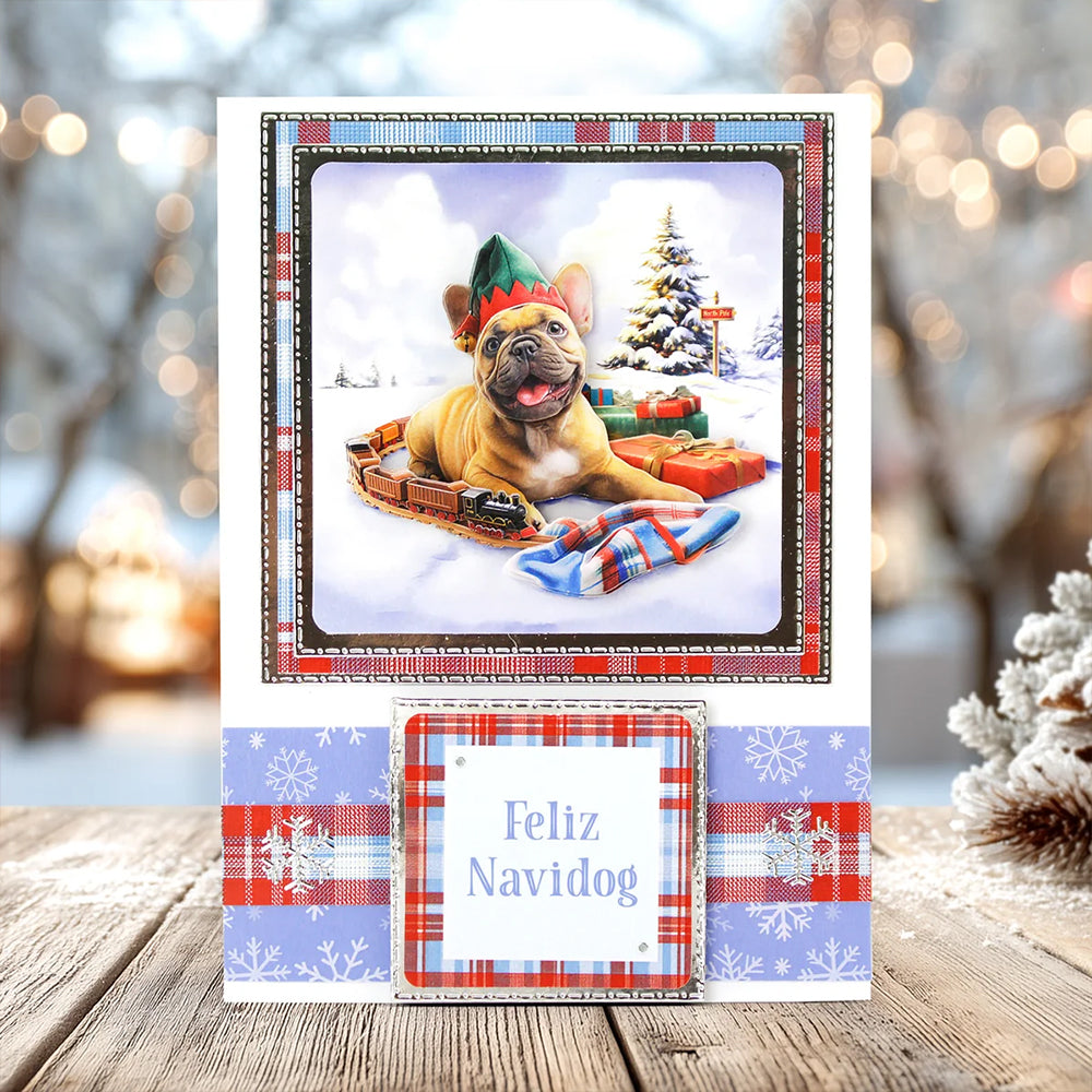 3D Push Out Sheet - Katy Sue - Santa Paws Pack 2 - Two Sheets